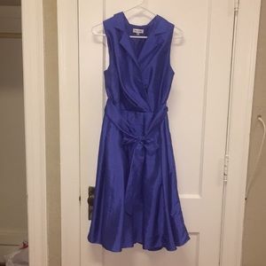 Blue a line dress